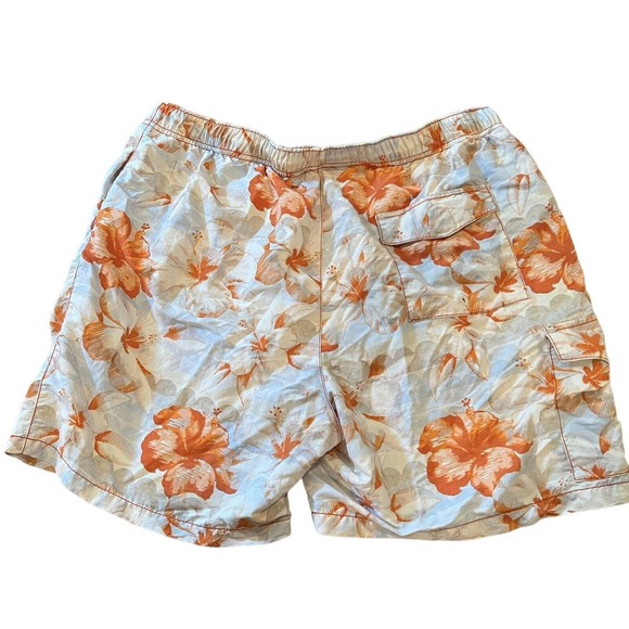 Tommy Bahama Relax Swim Trunks Mens XL Hawaiian Floral Mesh Lined Pockets - Picture 5 of 6